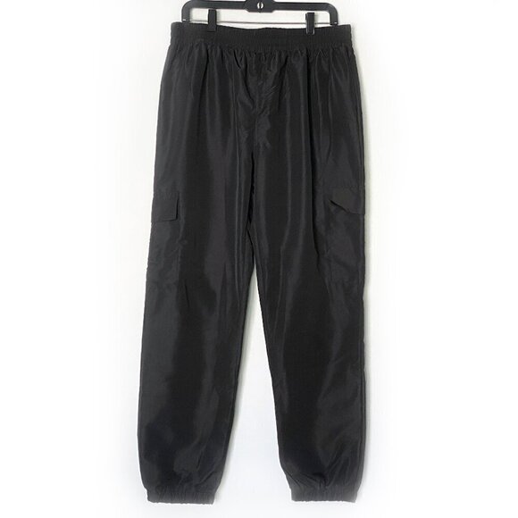 Weissman Adult Unisex Dance Joggers Pants Cargo Hip Hop Black Relaxed Fit - Picture 2 of 7